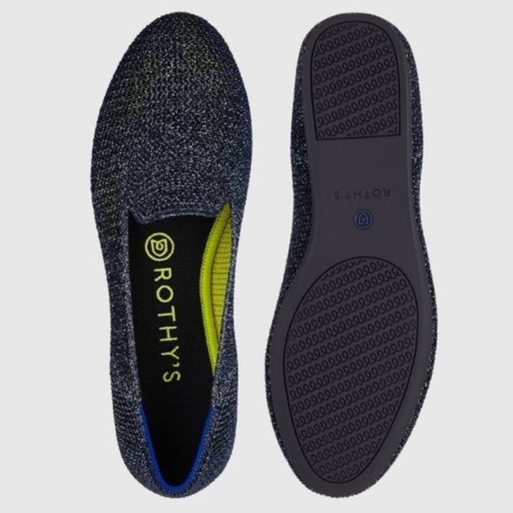 Rothy's Metallic Lattice Stitch Loafers - Picture 8 of 9